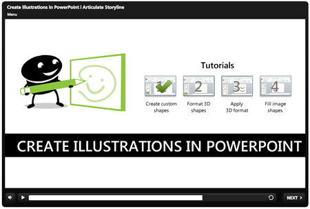 Articulate Rapid E-learning Blog - How to use PowerPoint to create your own custom illustrations
