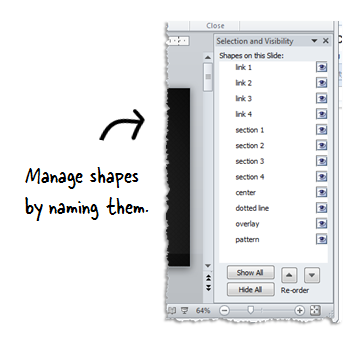 The Rapid E-Learning Blog - manage shapes in PowerPoint with selection pane