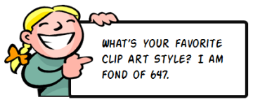 what is your favority clip art style