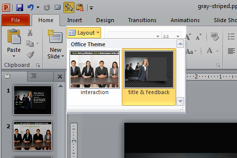 Articulate Rapid E-Learning Blog - multiple layouts in PowerPoint