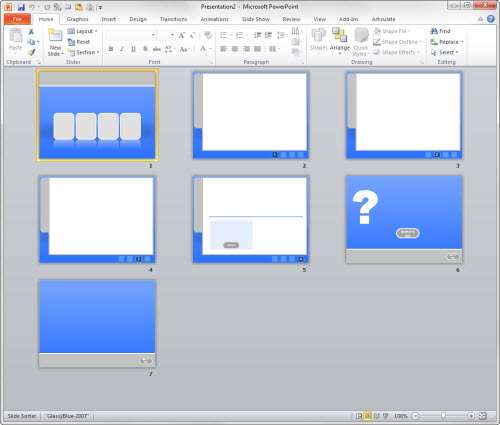 Articulate Rapid E-Learning Blog - layouts of the free PowerPoint elearning template