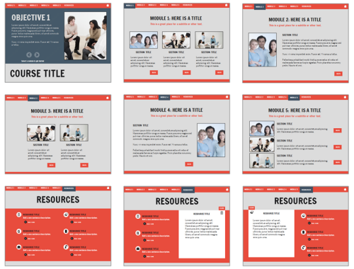 E Learning Presentation Template