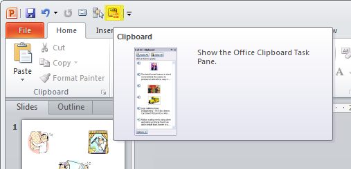 Articulate Rapid E-Learning Blog - PowerPoint quick access to the clipboard