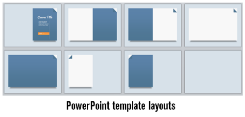 Articulate Rapid E-Learning Blog - eight layouts in the free PowerPoint template