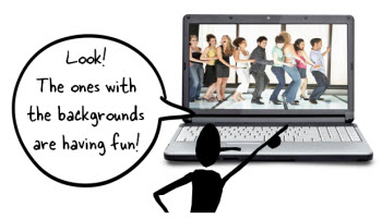 The Rapid E-Learning Blog - Cool backgrounds will make you the life of the elearning party.