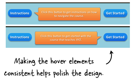 Articulate Rapid E-Learning Blog - create consistent design elements in course design