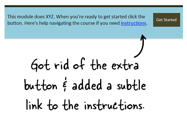Articulate Rapid E-Learning Blog - get rid of less prominent buttons