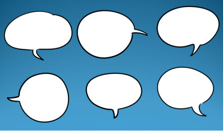 speech bubbles