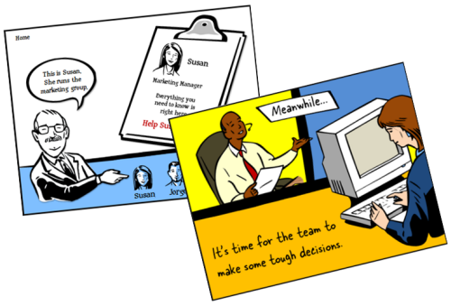 The Rapid E-Learning Blog - build your own comic style elearning using PowerPoint clip art