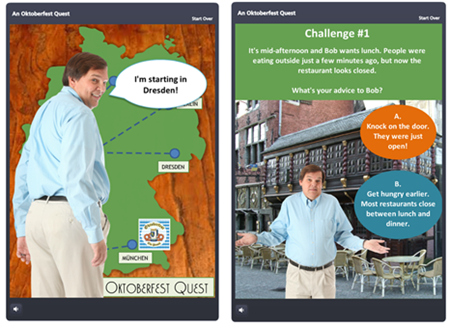Articulate Rapid E-Learning Blog - elearning example of gamified course to build better courses