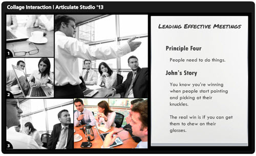 Articulate Rapid E-Learning - how to create an interactive story template & free PowerPoint template