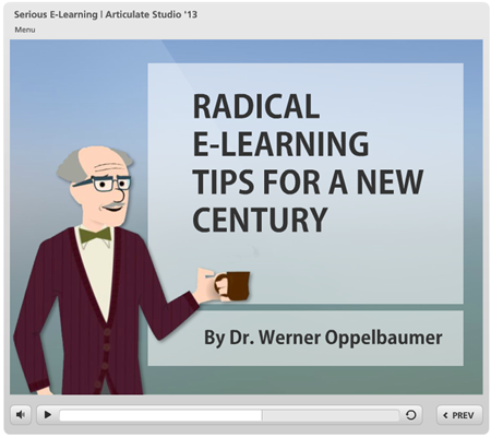 Articulate Rapid E-Learning Blog - dr werner oppelbaumer explains the serious elearning manifesto in this presentation