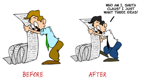 Articulate Rapid E-Learning Blog - before and after versions of customized free clip art for elearning