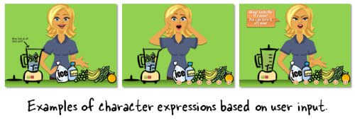 The Rapid E-Learning Blog - characters allow for interactive elearning feedback