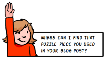 Where can I find that puzzle piece you used in your rapid elearning blog post?