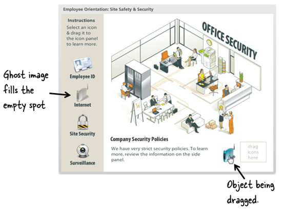 Articulate Rapid E-Learning Blog - design tips when creating drag and drop learning interactions