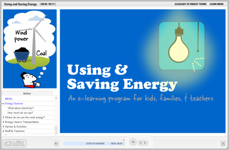 Articulate Rapid E-Learning Blog - example of a PowerPoint video in rapid elearning course