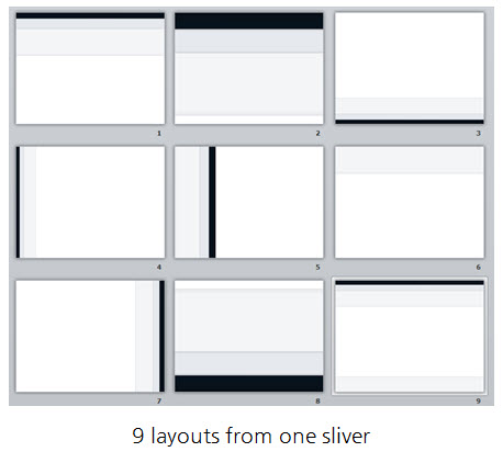 Articulate Rapid E-Learning Blog - various layouts for the elearning template in PowerPoint