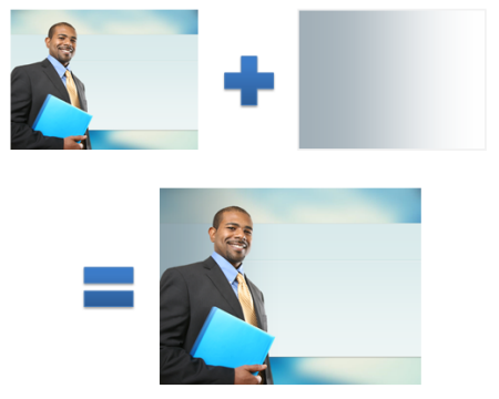 Articulate Rapid E-Learning Blog - how to combine layers in PowerPoint to create custom stock images