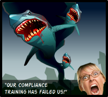 Articulate Rapid E-Learning Blog - compliance training meets Sharknado