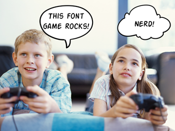 Articulate Rapid E-Learning Blog - learn about fonts in these games