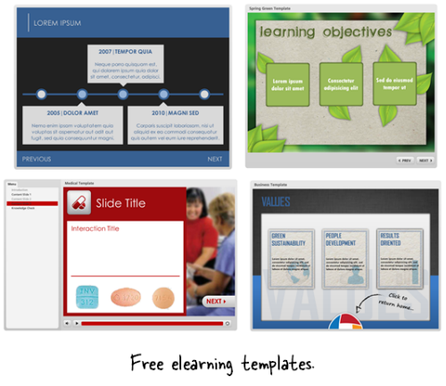 Articulate Rapid E-Learning Blog - free templates for elearning and PowerPoint-based course