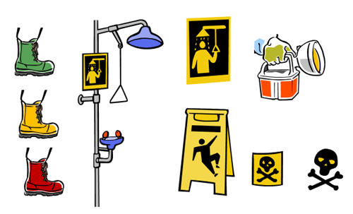 safety training icons