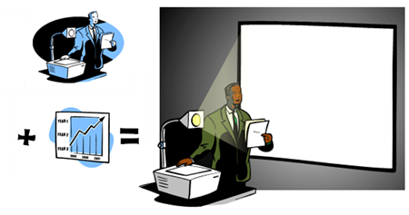 Articulate Rapid E-Learning Blog - how to create characters using PowerPoint clip art