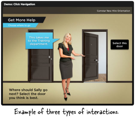 Articulate Rapid E-Learning Blog - three examples of interactive elearning