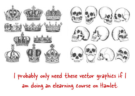 The Rapid E-Learning Blog - great graphics for Hamlet course