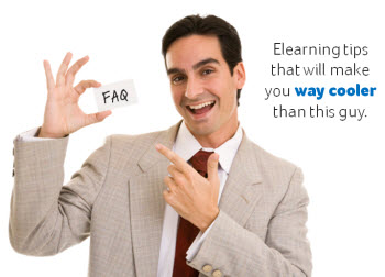 Articulate Rapid E-Learning Blog - be cooler than this guy by knowing these rapid elearning tips