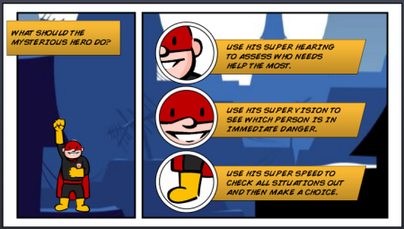 Articulate Rapid E-Learning Blog - comic book elearning examples using PowerPoint sample