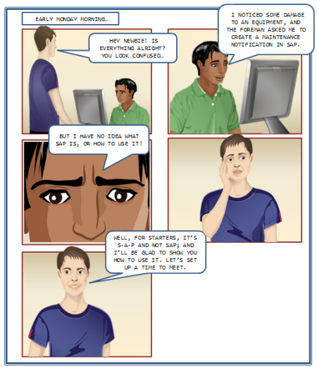 Articulate Rapid E-Learning Blog - comic book elearning examples storyboard sample