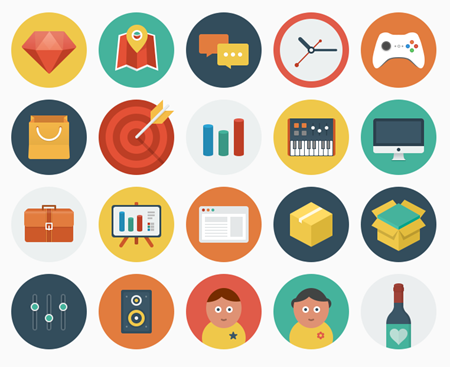 Here's a Free E-Learning Template Made with Free Icons