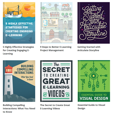 Articulate Rapid E-Learning Blog - how to become an elearning pro by reading these free ebooks