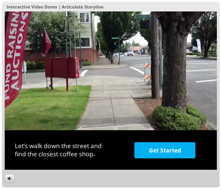 Articulate Rapid E-Learning Blog - tips and tricks to build online courses example of interactive video