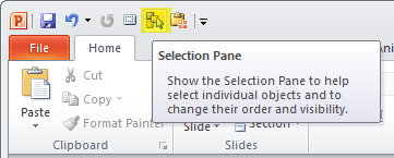 Articulate Rapid E-Learning Blog - PowerPoint selection pane
