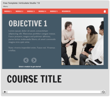 Articulate Rapid E-Learning Blog - free elearning template 1